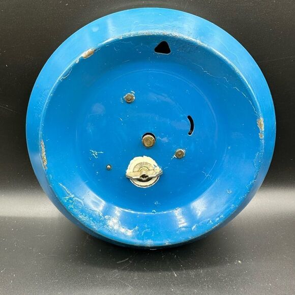 Vintage metal Ingraham 8 day wall clock - Picture 2 of 2